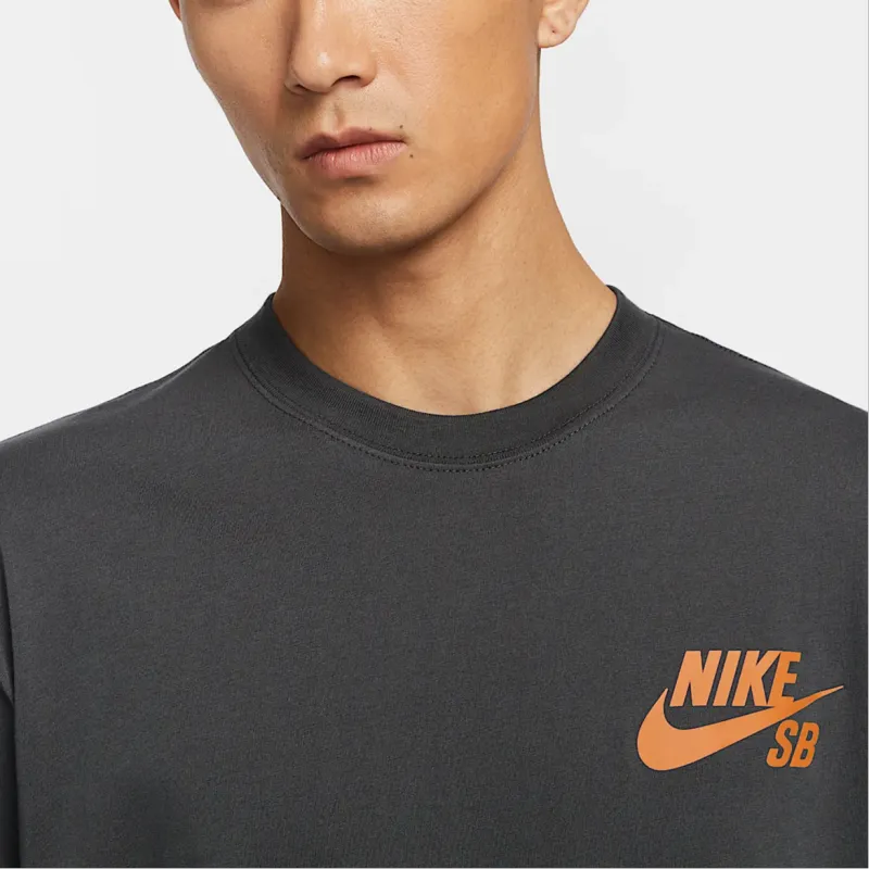 Nike T Shirt Men's Dark Smoke Gray-3