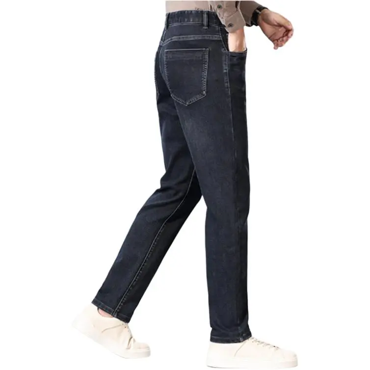 Red bean Jeans Men Dark Blue-3