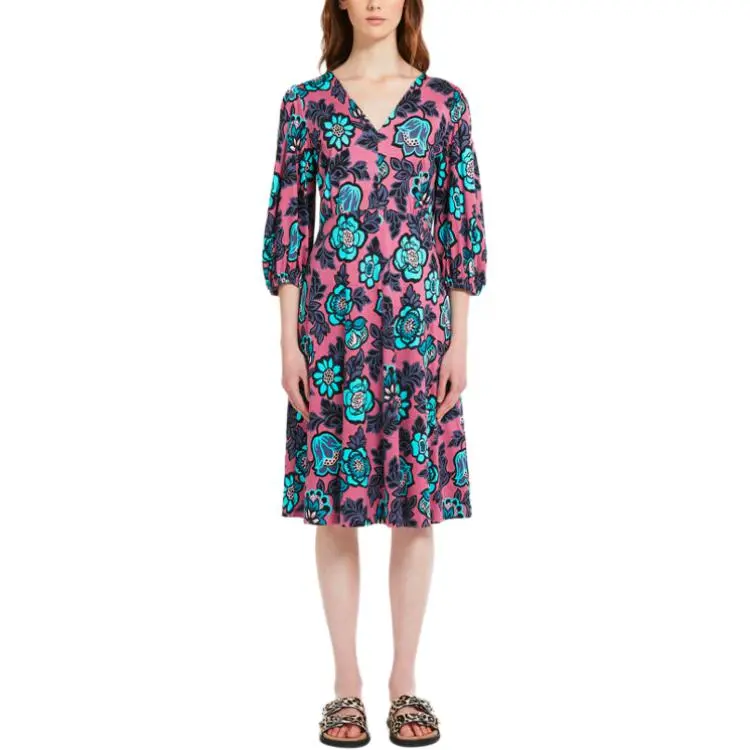WEEKEND MaxMara Long-Sleeved Dresses Women's Pink-1