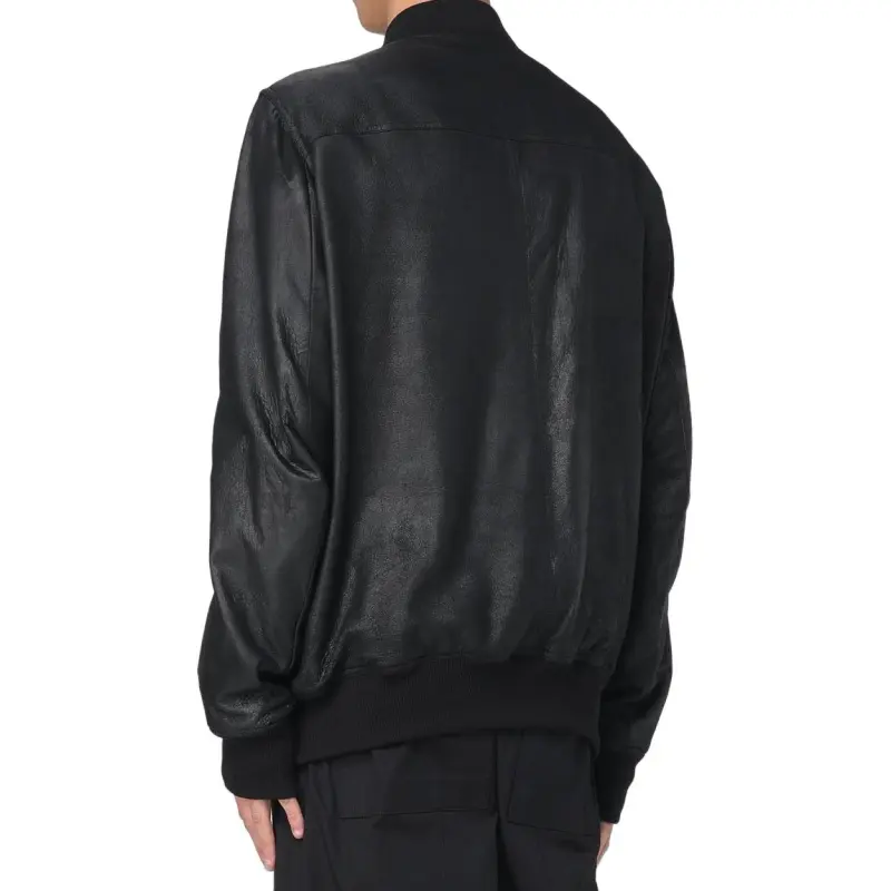 RICK OWENS Bauhaus Flight Bomber Jacket-4