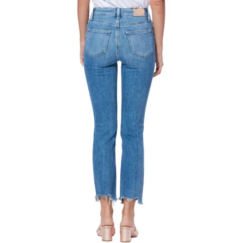 PAIGE Mid rise Straight leg Jeans-1
