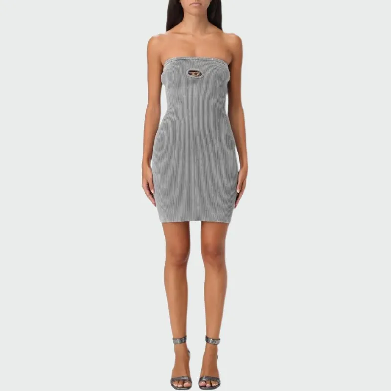 DIESEL FW24 Sleeveless Dress Women's Gray-2