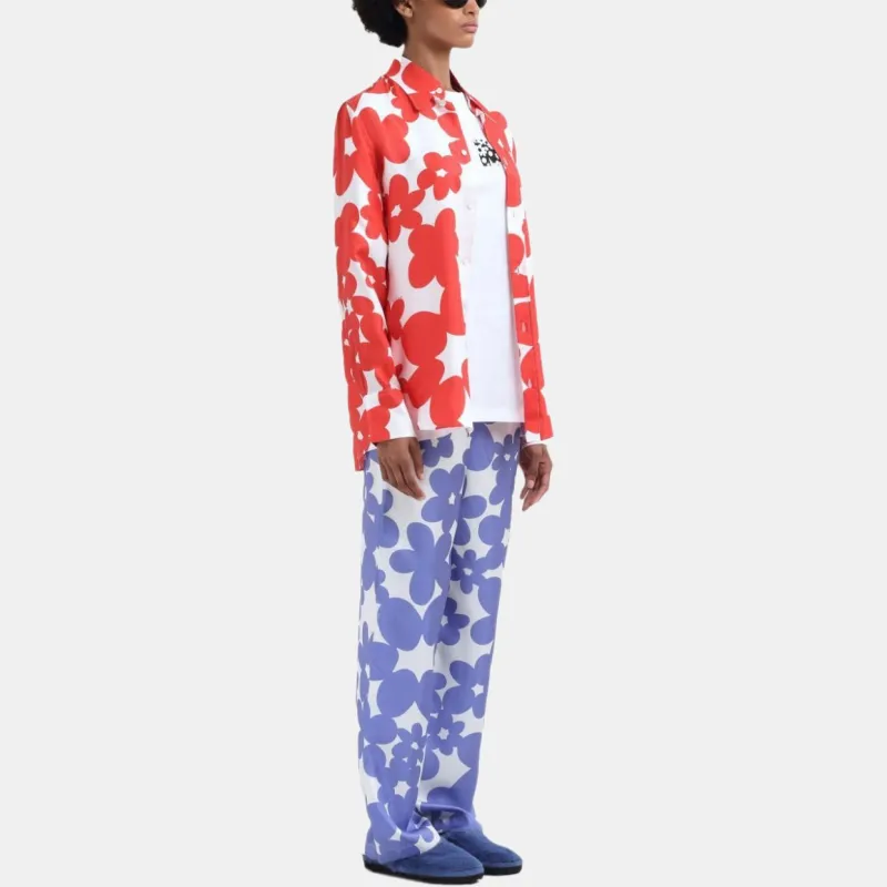MARNI Floral Trousers-2