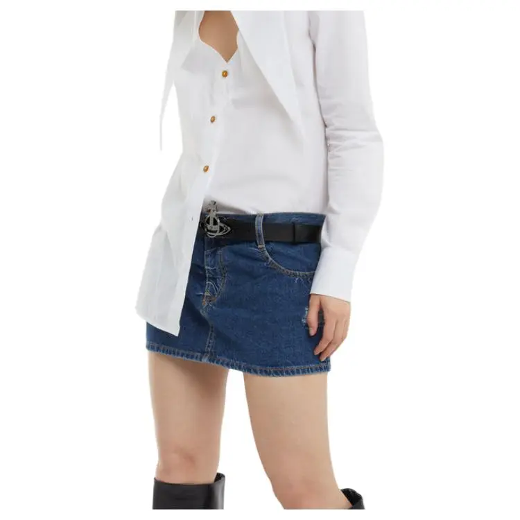 Vivienne Westwood Small Line Orb buckle Belt-4