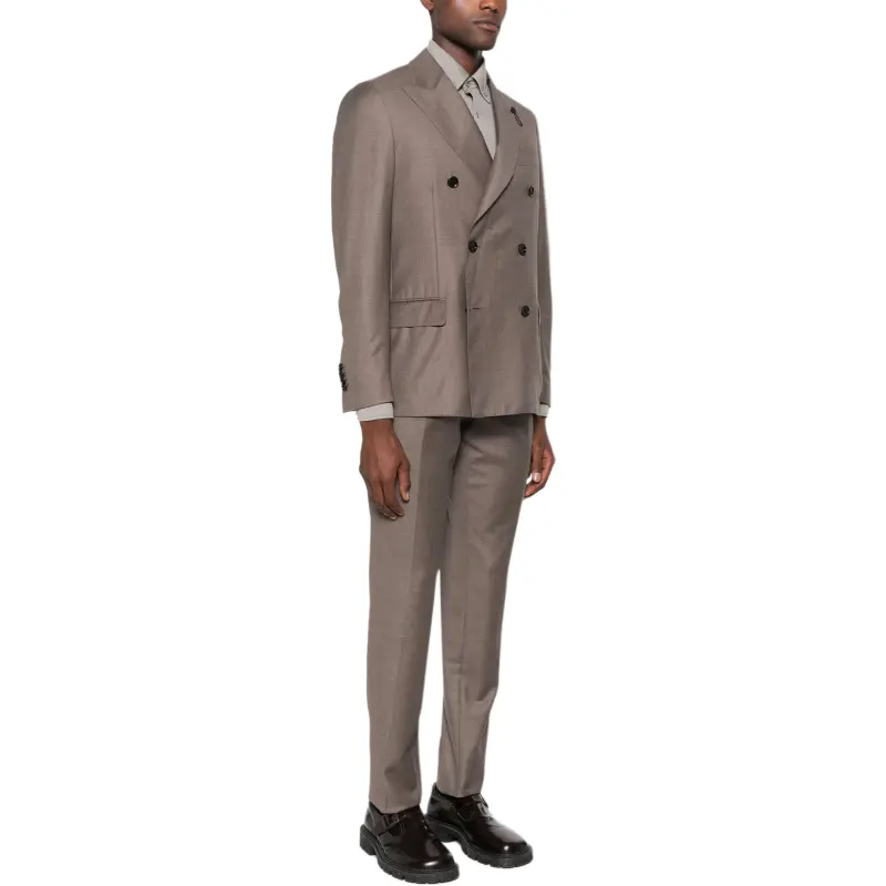 LARDINI Logo brooch Suit-3