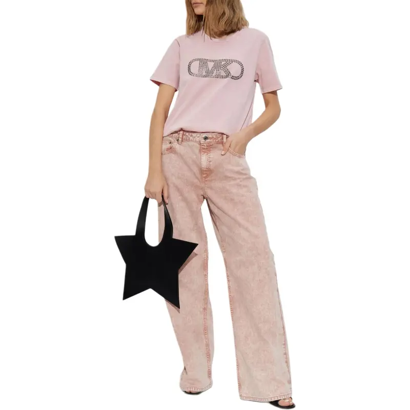 MICHAEL KORS Garment Dyed Wide Leg Jean-4