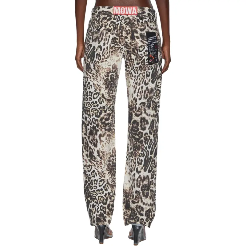 Ksubi Mowalola Collaboration Jeans Unisex Brown-2
