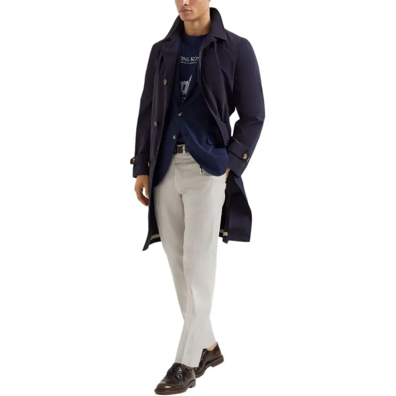 Brunello Cucinelli Water Resistant Unlined Trench Coat-3