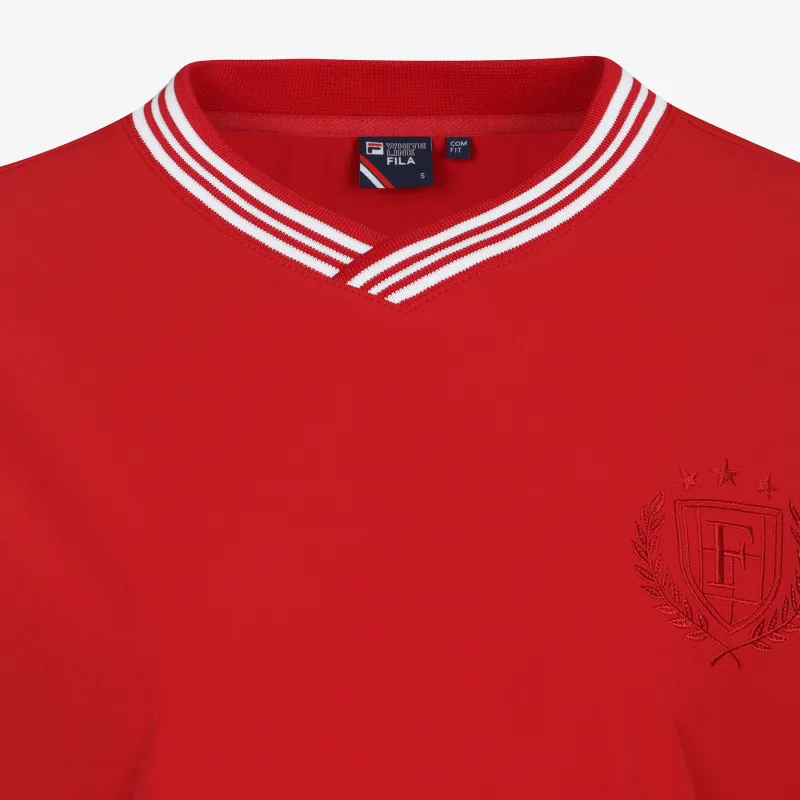 FILA Sweatshirts Men Deep Red-2