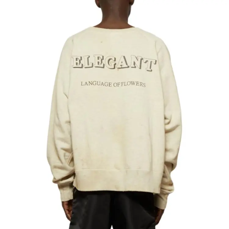 SAINT Mxxxxxx Rose print Crew neck Sweatshirt-4