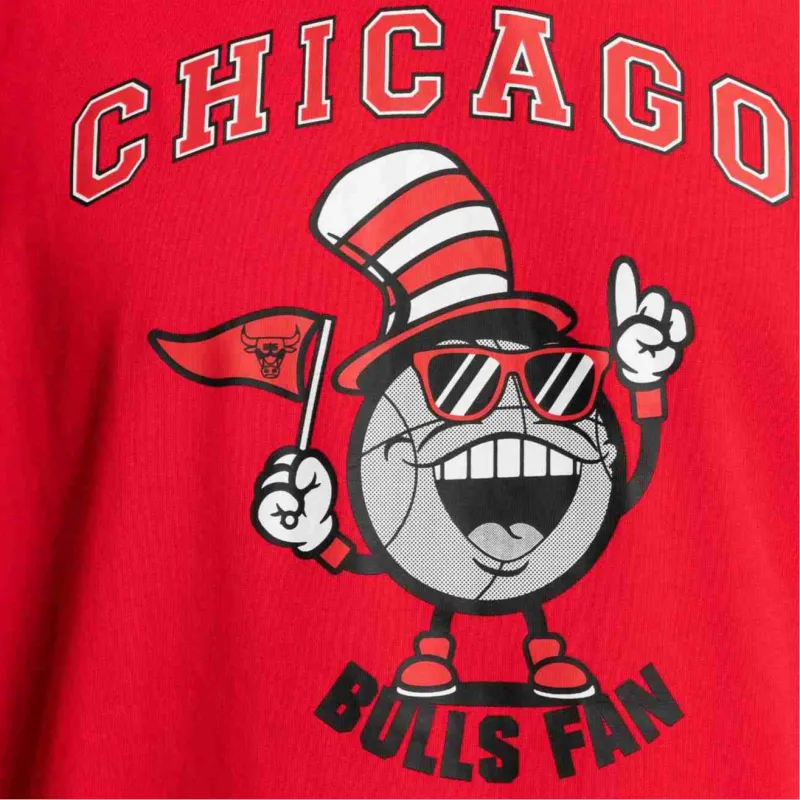 NBA Bulls T Shirts Unisex Red-4