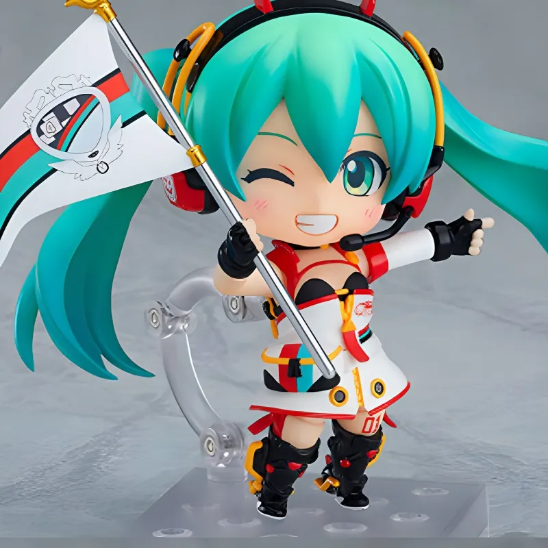 GSC Hatsune Miku 2020 Racing Miku Nendoroid Chibi Figures 10cm-1