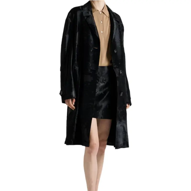 PRADA Coats Women's Black-1