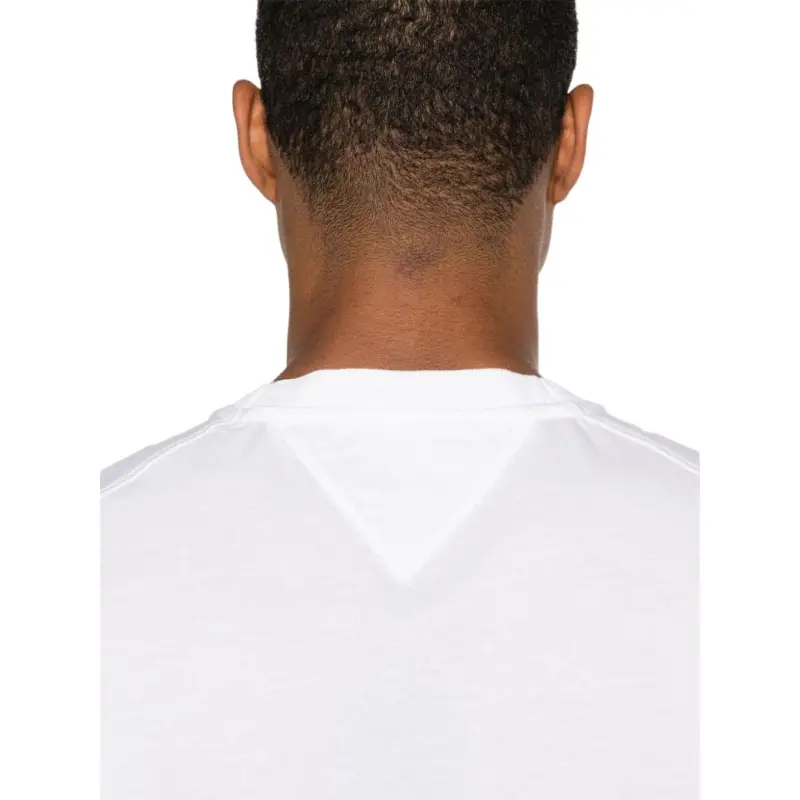 Tommy Hilfiger Logo embroidered Cotton T shirt-4