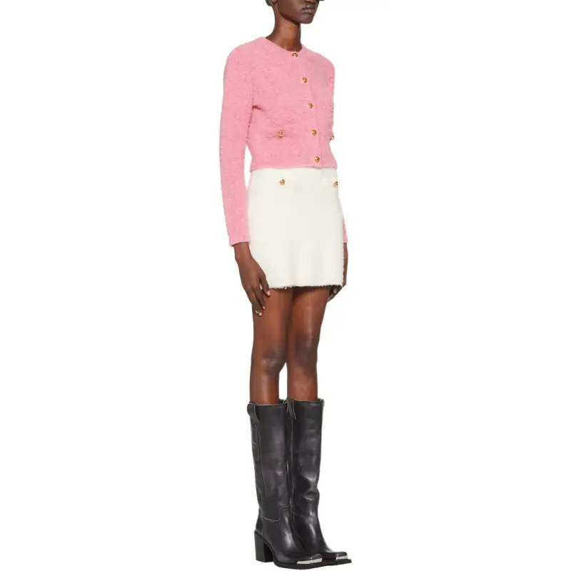 MIU MIU Casual Short Skirts Women's White-3