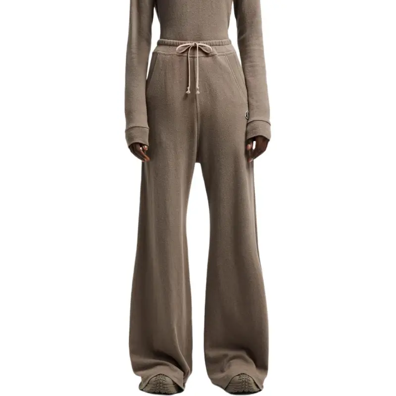 MONCLER GENIUS Logo Patch Wide Leg Pants-3