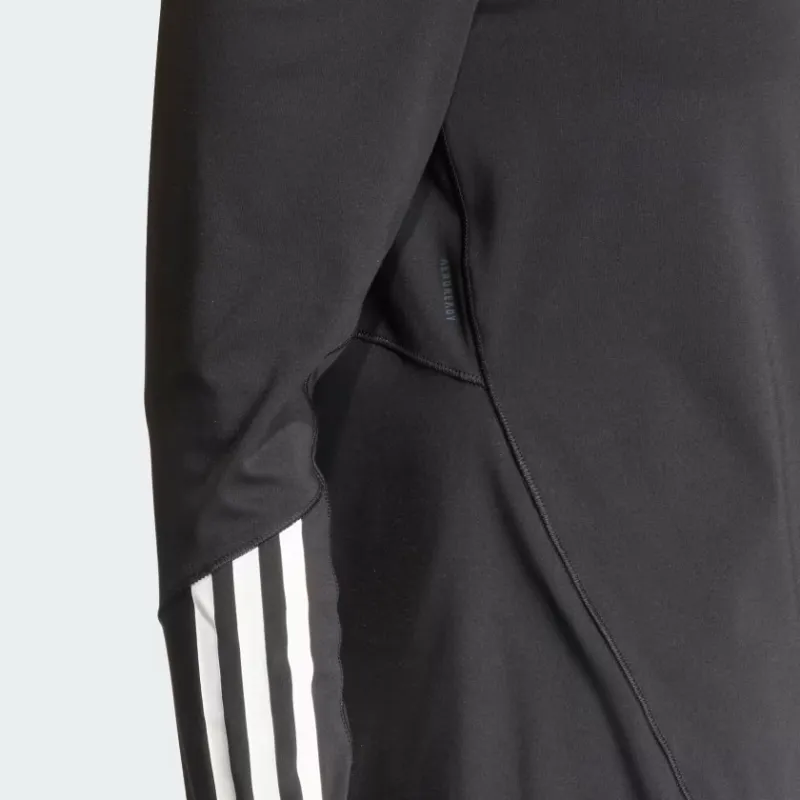 Adidas Hyperglam Training Quarter Zip Track Top Workout Clothing Women's Black-5