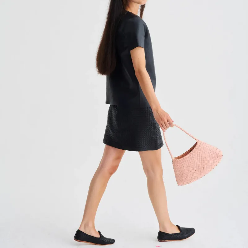 Dragon Diffusion Buffalo Leather Handbag Women's Pink-4