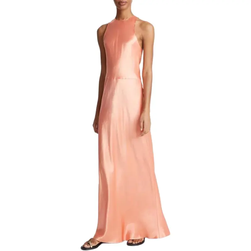VINCE Satin weave Maxi Dress-2