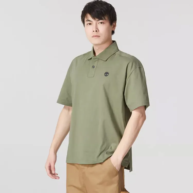Timberland Polo Shirts Men Army Green-4