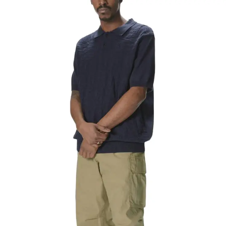 Thisisneverthat Polo Shirt Unisex Marine Blue-3