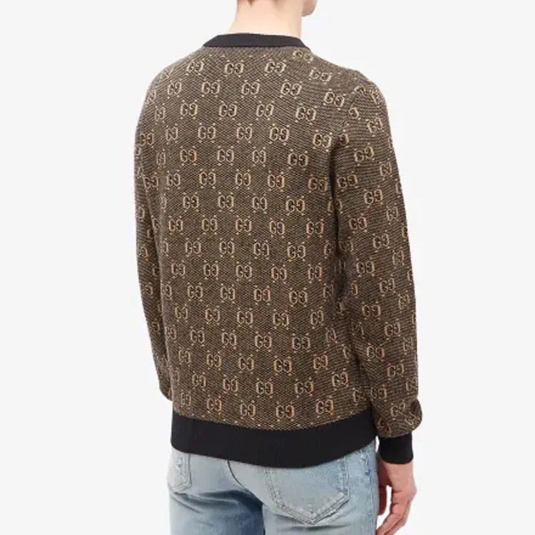 GUCCI Sweaters Men Brown-2