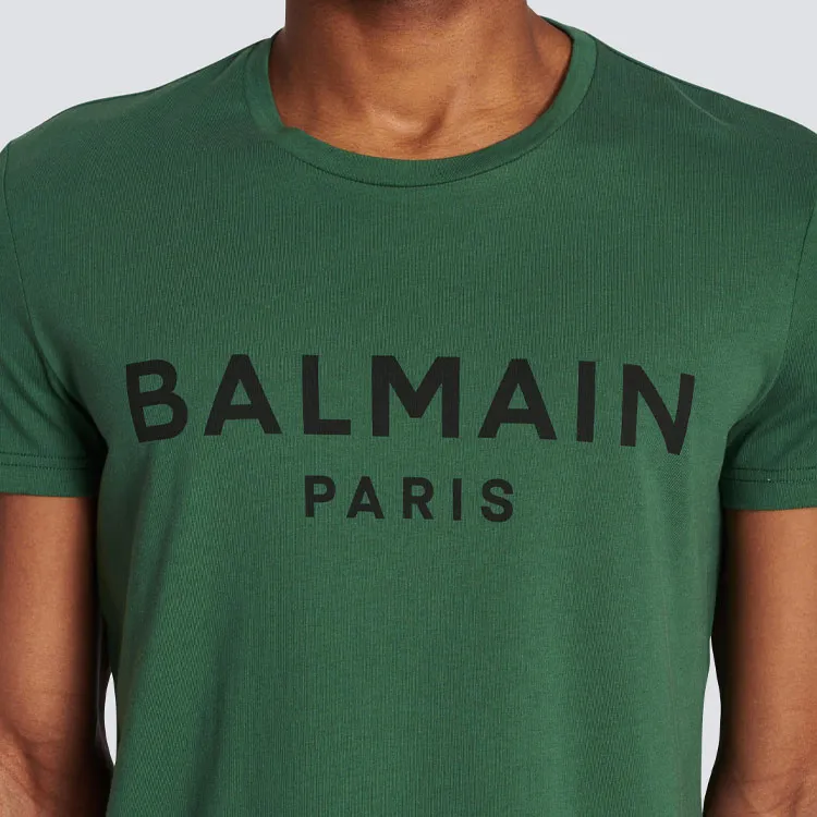 BALMAIN T-Shirts Men Green-4