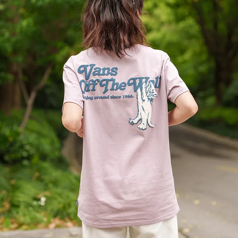 Vans T Shirts Women's Light Purple-2