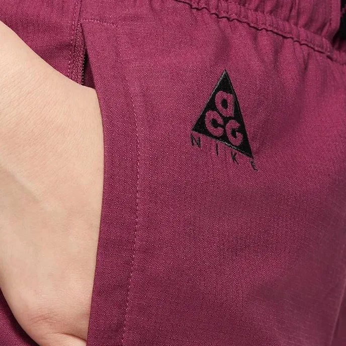 Nike Knitted Sweatpants Women's Burgundy-3