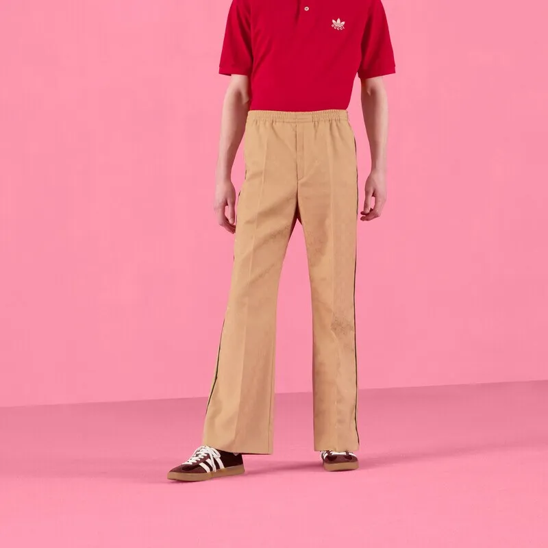 GUCCI X Adidas Gg Trefoil Jacquard Pant-2