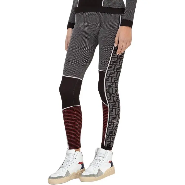 FENDI Leggings Women's Black-2