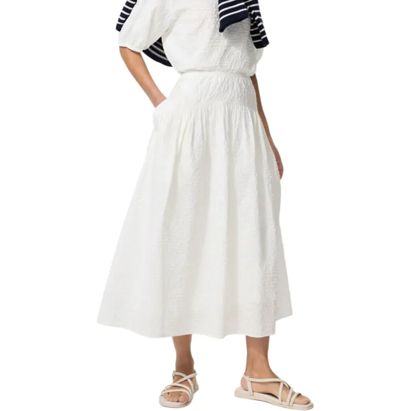 UNIQLO Casual Long Skirts Women's Ivory-1