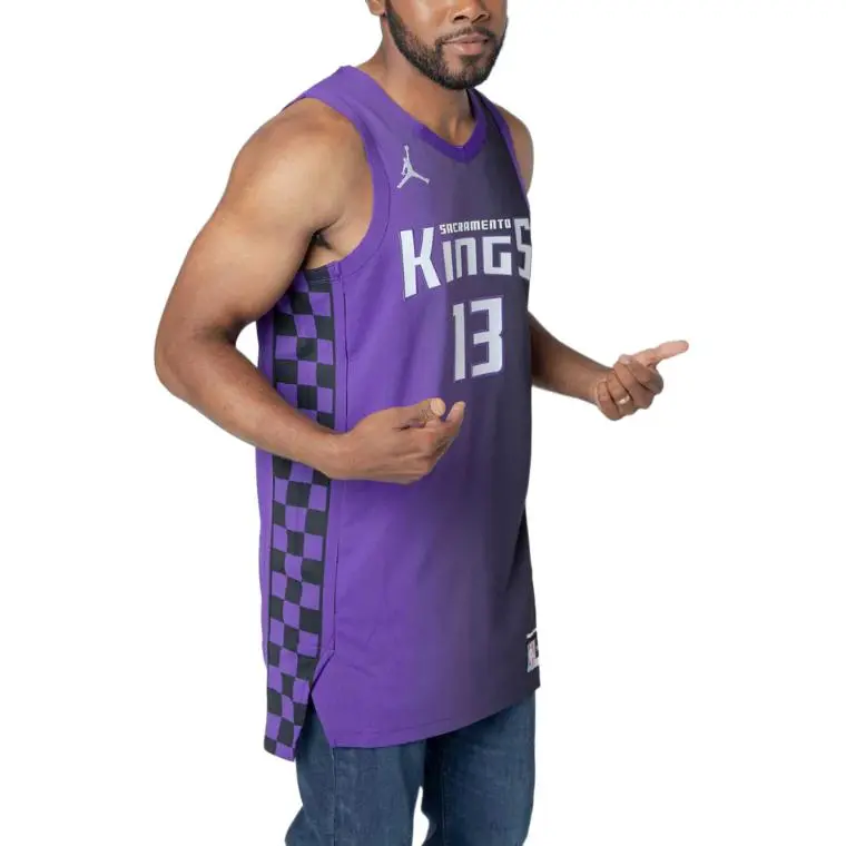 Jordan x NBA Basketball Jerseys Unisex Purple-1