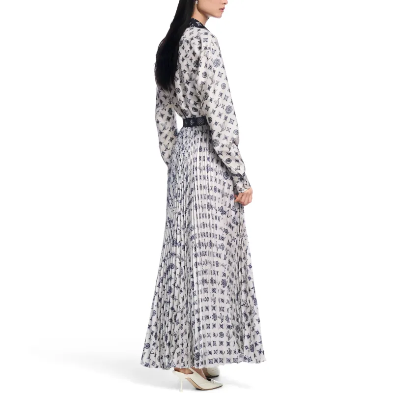 LOUIS VUITTON SS25 Casual Long Skirts Women's White-5