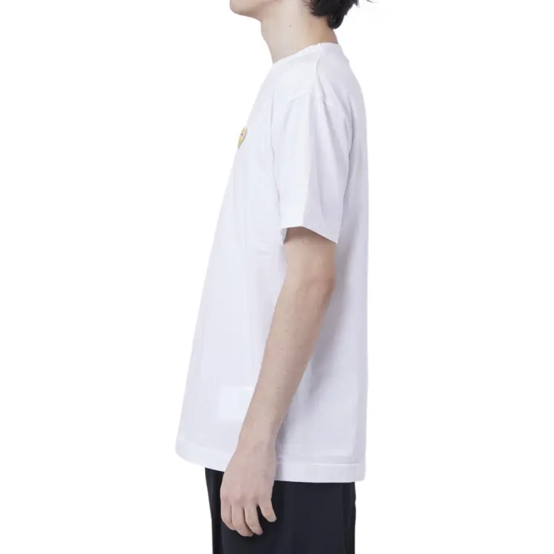 CDG Play T Shirts Unisex White-3