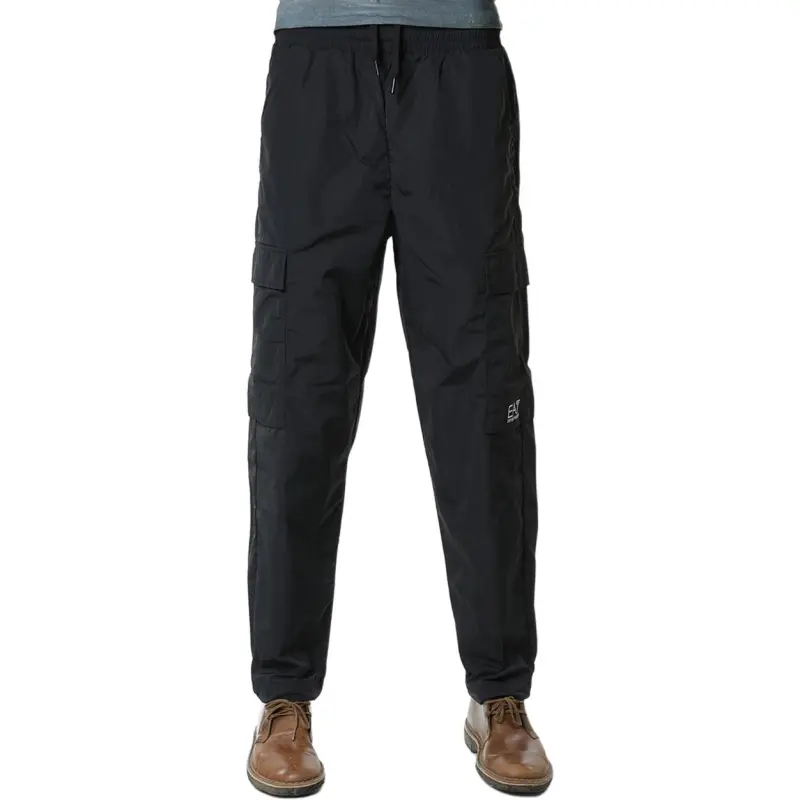 EMPORIO ARMANI EA7 SS25 Casual Pants Men's Black-1