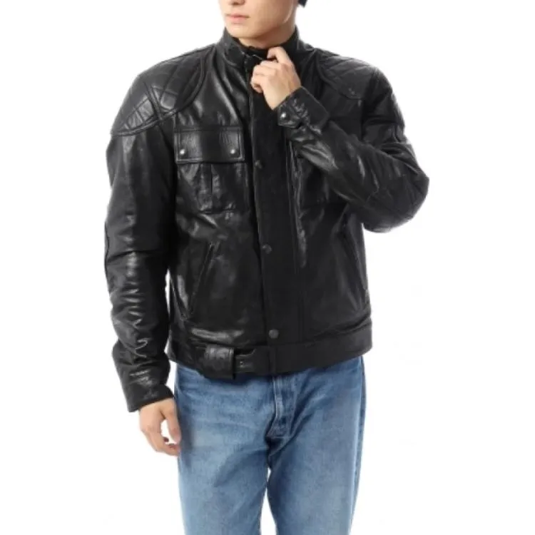 Belstaff Jackets Coats Men's Black-4