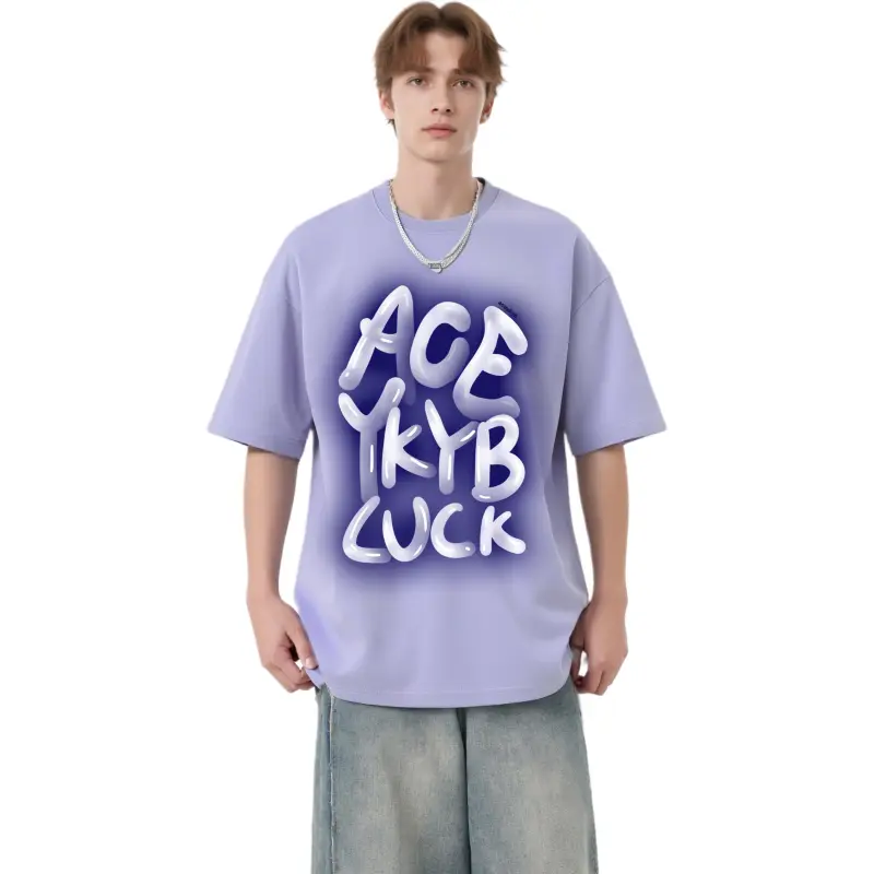 YK&YB T Shirts Unisex Lavender Purple-2