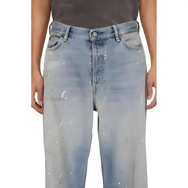 Acne Studios SS24 Jeans 1981M Men's Light Blue-4