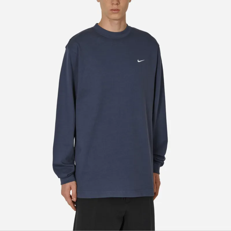 Nike Solo Swoosh Sweatshirt Men's Thunder Blue-2