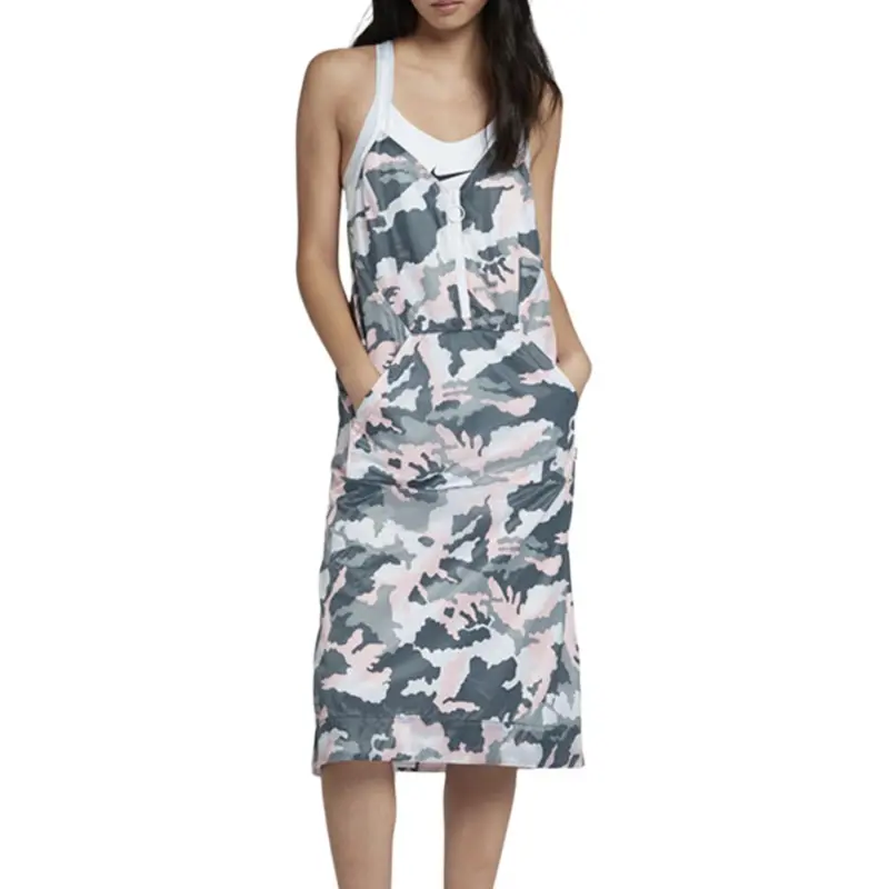 Nike Sports Life Collection Slip Dress Women's Gray-1