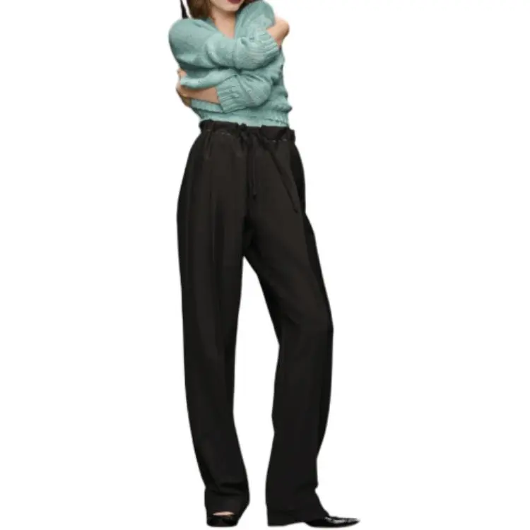 Maison Margiela Creased Stitch Detailed Trousers-3