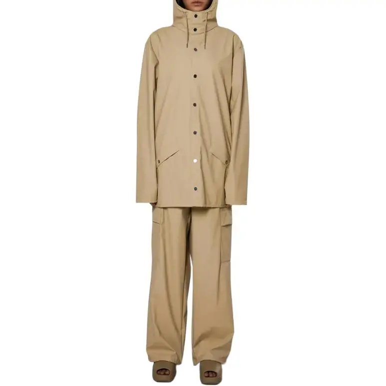 Rains Drawstring Hooded Jacket-3