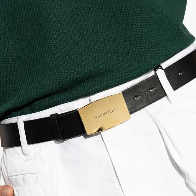 DSQUARED 2 Logo Engraved Buckle Belt-2