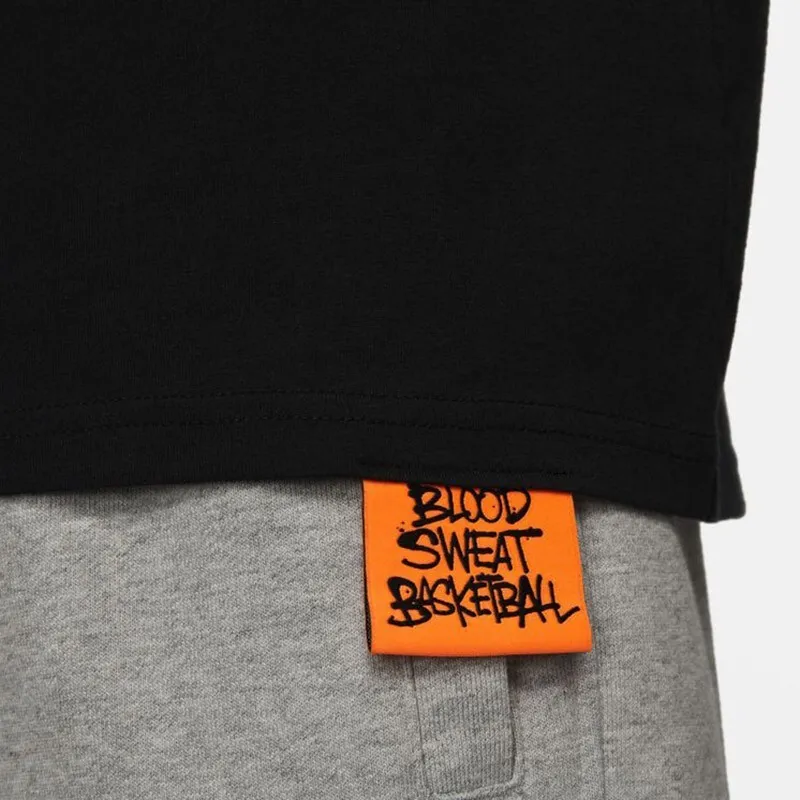 Nike T Shirts Men Black-4