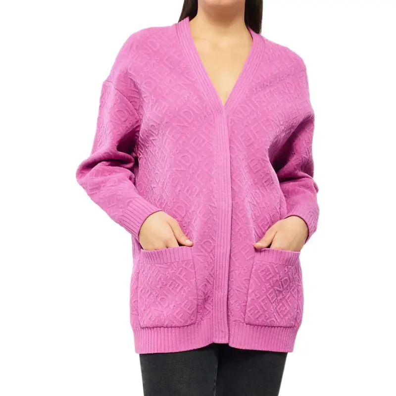 FENDI X Skims Embossed Cardigan Colorado-2