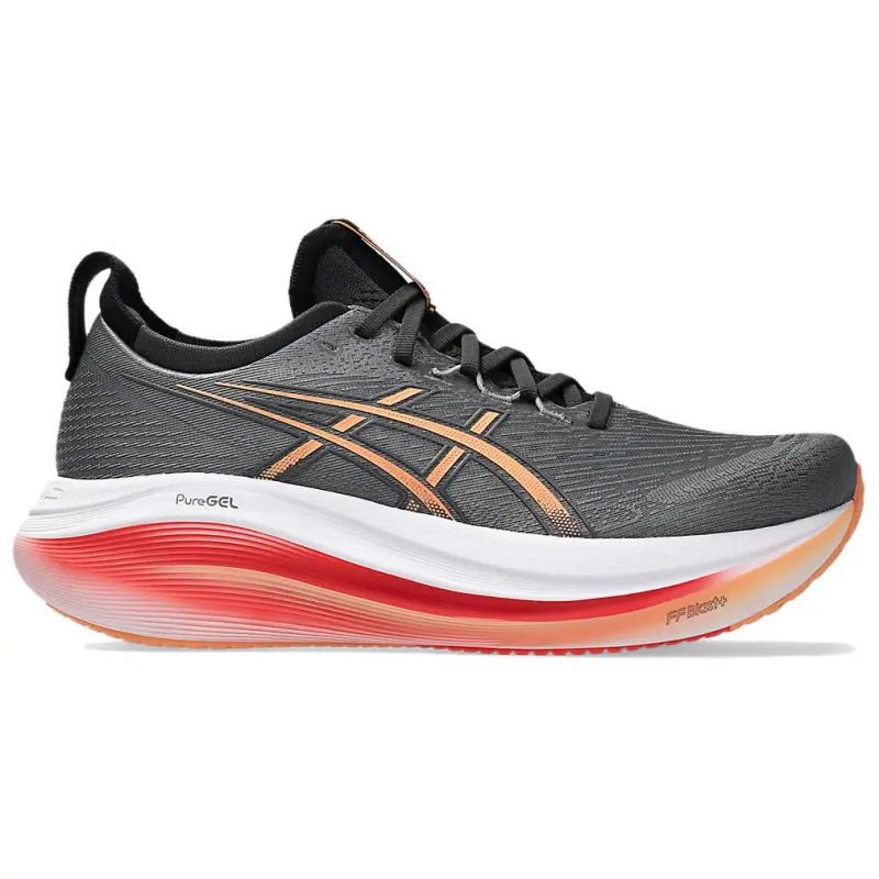 Asics Support Wear-Resistant Low-Top Casual Shoes Men's Black Width-1