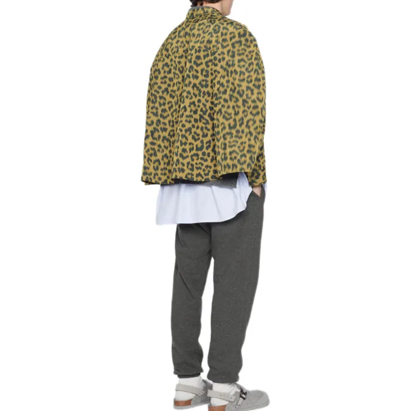 DIOR Leopard Printed Button Up Jacket-4
