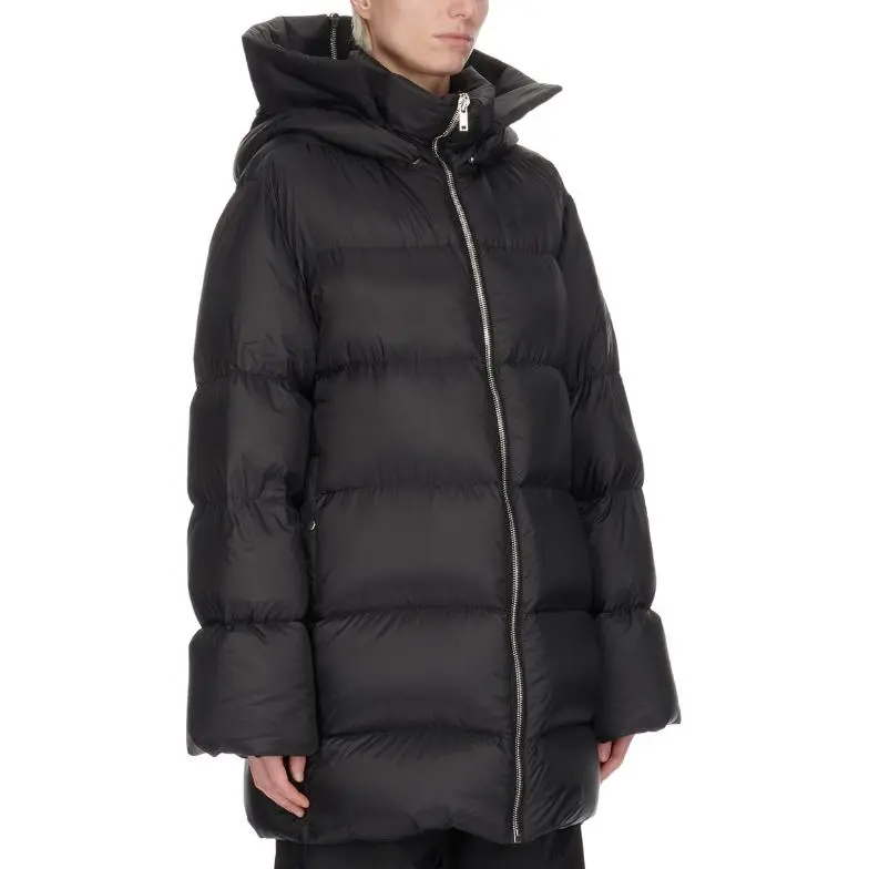 RICK OWENS Hooded Cyclopic Coat-3