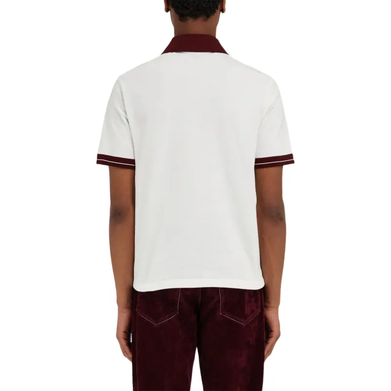 Ferragamo Logo embroidered Polo Shirt-3